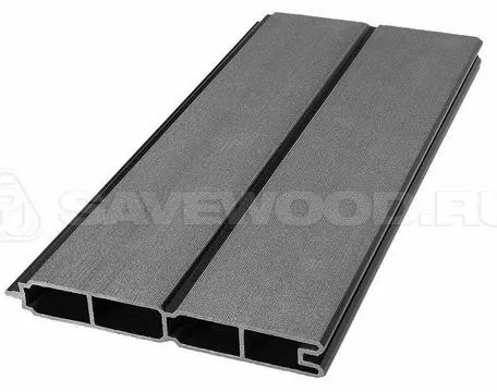Заборный профиль из ДПК Savewood SW Agger матовый чёрный купить в Усть-Куте