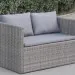 Диван-Трансформер AFINA плетеный из иск. ротанга S330G-W78 Grey купить в Усть-Куте