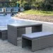 Диван-Трансформер AFINA плетеный из иск. ротанга S330G-W78 Grey купить в Усть-Куте