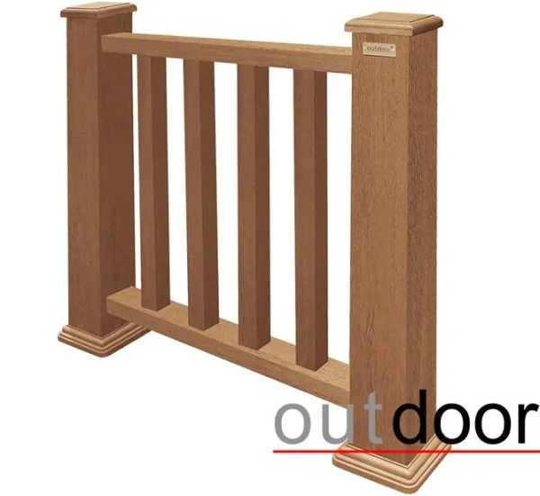 Ограждение из ДПК Outdoor Классик 3D STORM дуб купить в Усть-Куте