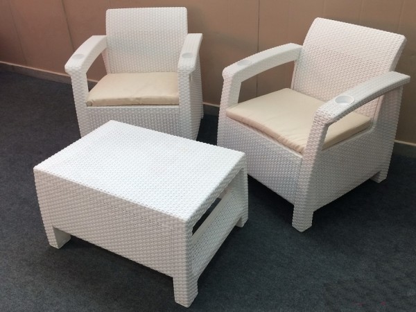 Комплект Yalta Balcony Set белый купить в Усть-Куте