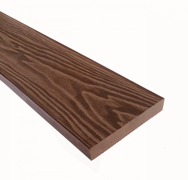 Террасная доска из ДПК Terrapol Смарт 3D Полнотелая без паза Орех Милано купить в Усть-Куте