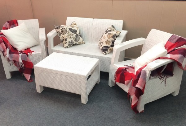 Комплект Yalta Terrace Set белый купить в Усть-Куте