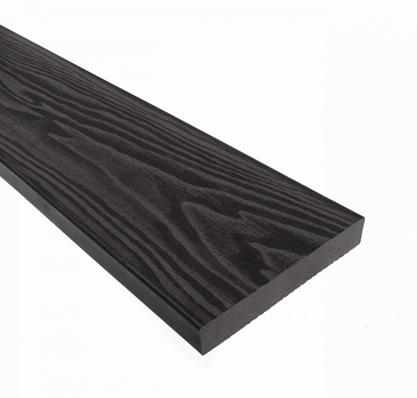 Террасная доска из ДПК Terrapol Смарт 3D Полнотелая без паза Черное дерево купить в Усть-Куте