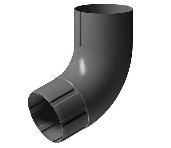 Колено 72° D90 Döcke STAL PREMIUM Графит, (RAL 7024) купить в Усть-Куте