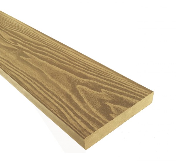 Террасная доска из ДПК Terrapol Смарт 3D Полнотелая без паза Дуб Севилья купить в Усть-Куте