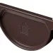 Заглушка желоба D125 Döcke STAL PREMIUM Шоколад, (RAL 8019) купить в Усть-Куте