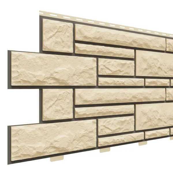 Фасадная панель Доломит, Брусчатка Доломит Шампань (3м) купить в Усть-Куте