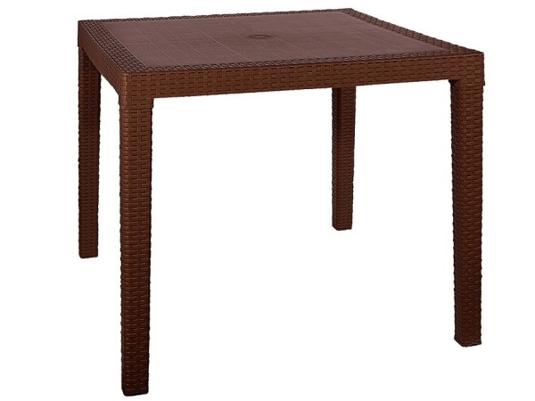 Стол квадратный FIJI Quatro Table Коричневый купить в Усть-Куте