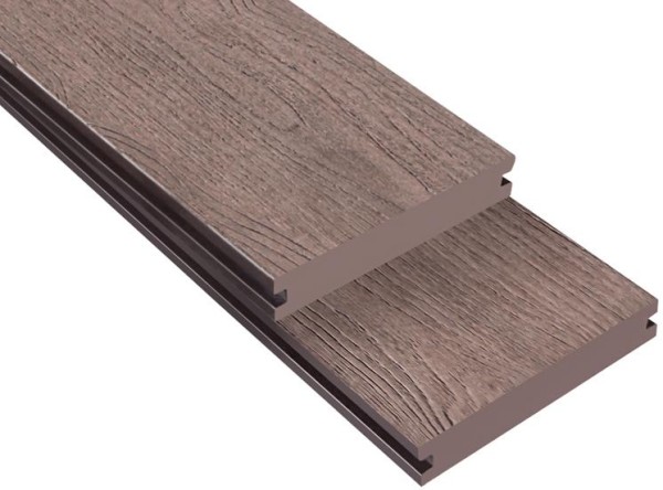 Террасная доска ДПК Outdoor 3D полнотелая NEVADA/CALIFORNIA BROWN коричневая микс купить в Усть-Куте