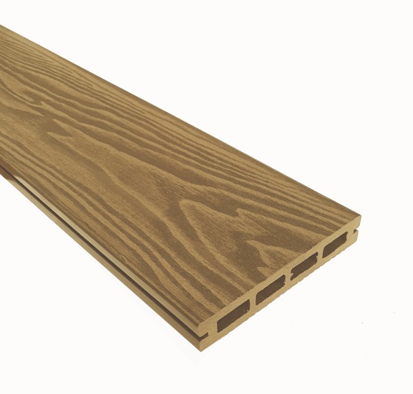 Террасная доска из ДПК Terrapol Смарт 3D Пустотелая с пазом Дуб Севилья купить в Усть-Куте