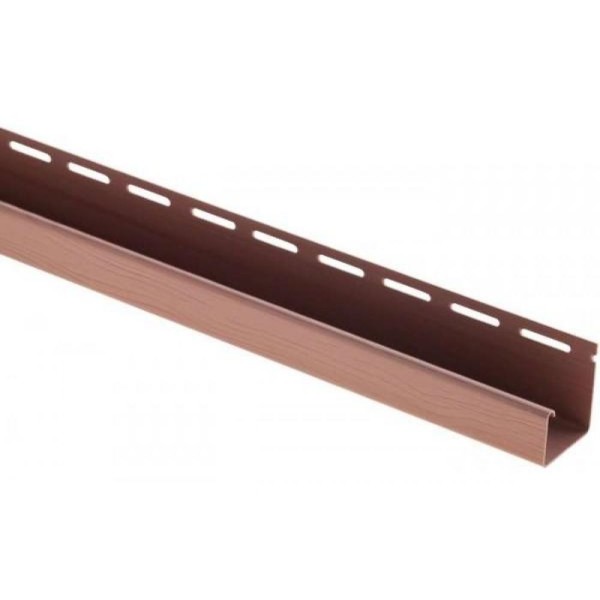 J-профиль Люкс Крашенный, T-15, ВН, Красно-коричневый купить в Усть-Куте