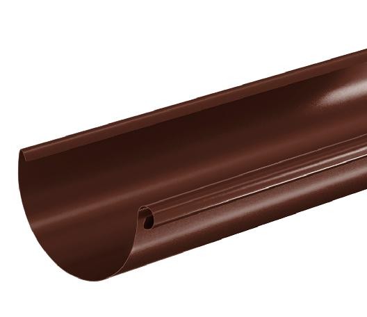 Водосток Aquasistem, система 125x90 - Водосточный желоб 3.00м RAL 8017 Коричневый купить в Усть-Куте
