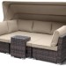 Диван-Трансформер AFINA плетеный из иск. ротанга AFM-320B Brown купить в Усть-Куте