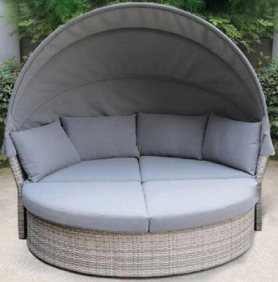 Диван-Трансформер AFINA плетеный из иск. ротанга AFM-325G Grey купить в Усть-Куте