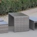 Диван-Трансформер AFINA плетеный из иск. ротанга S330G-W78 Grey купить в Усть-Куте