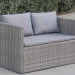 Диван-Трансформер AFINA плетеный из иск. ротанга S330G-W78 Grey купить в Усть-Куте