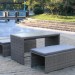 Диван-Трансформер AFINA плетеный из иск. ротанга S330G-W78 Grey купить в Усть-Куте