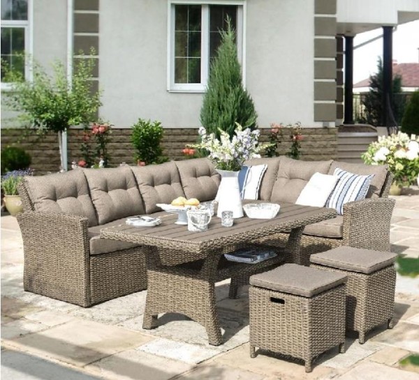 Комплект мебели AFINA плетеной из иск. ротанга AFM-307B Beige купить в Усть-Куте