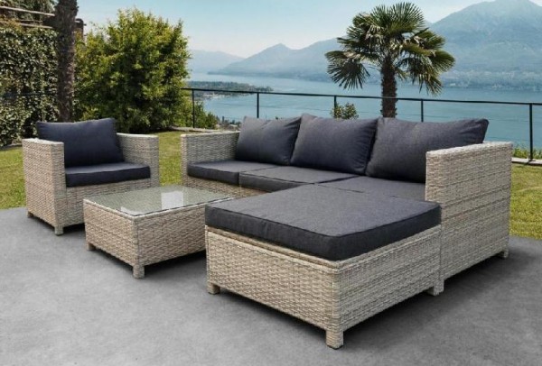 Комплект мебели AFINA плетеной из иск. ротанга YR821G Grey/Grey купить в Усть-Куте