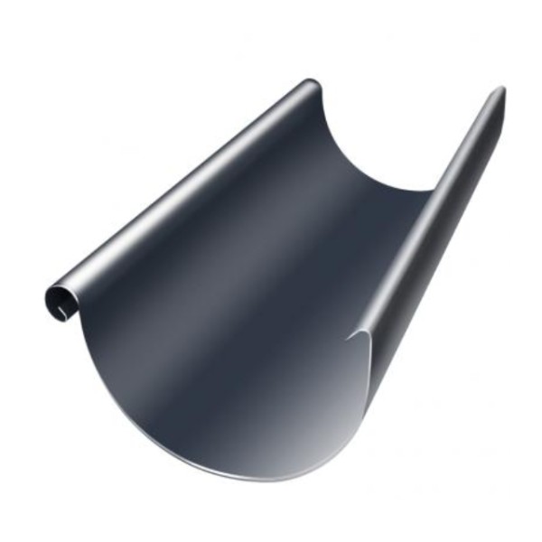 Водосток Grand Line 150x100 – Полукруглый желоб 3 метра RAL 7024 купить в Усть-Куте