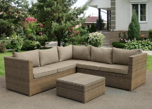 Комплект мебели AFINA плетеной из иск. ротанга YR825B Beige купить в Усть-Куте