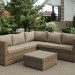 Комплект мебели AFINA плетеной из иск. ротанга YR825B Beige купить в Усть-Куте