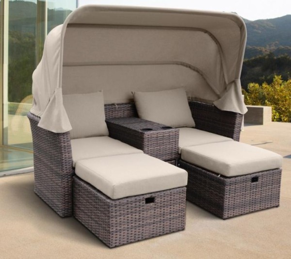Комплект мебели AFINA плетеной из иск. ротанга AFM-330B Brown купить в Усть-Куте