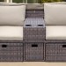 Комплект мебели AFINA плетеной из иск. ротанга AFM-330B Brown купить в Усть-Куте