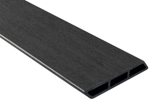 Доска Ромбус 3D ДПК Outdoor STORM BLACK черная купить в Усть-Куте