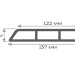 Доска Ромбус 3D ДПК Outdoor STORM GREY серая микс купить в Усть-Куте
