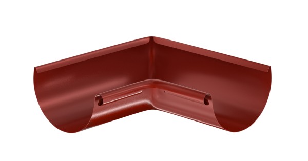 Водосток Aquasistem, система 125x90 - Угол желоба, внутренний 90° RR 29 Бургундский купить в Усть-Куте