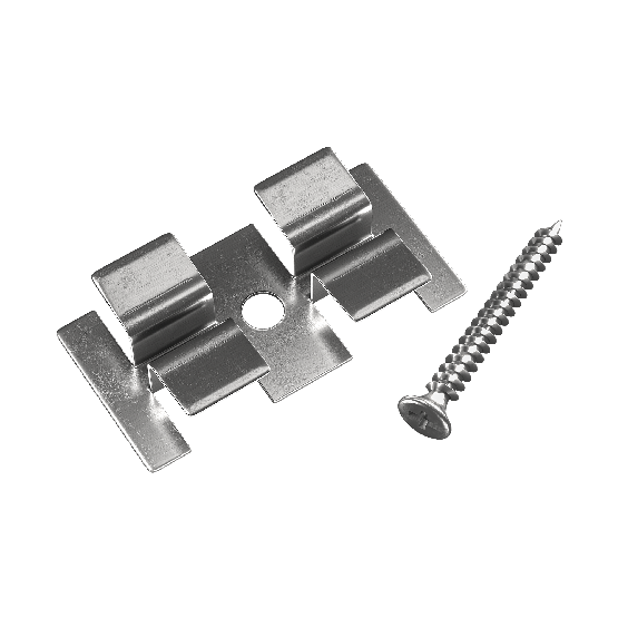 Клипса с саморезом, Grinder шовный монтаж 5 mm купить в Усть-Куте
