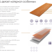 Фибросайдинг DECOVER 3600 x 190 x 8 мм Bordo купить в Усть-Куте