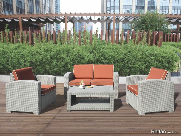 Уличные диваны и кресла коллекции Rattan Premium 4 купить в Усть-Куте