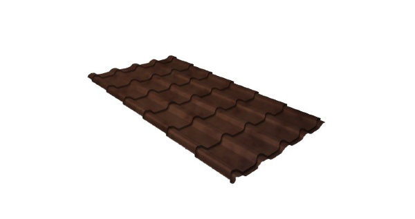 Металлочерепица камея 0,45 Safari Twincolor Brown купить в Усть-Куте