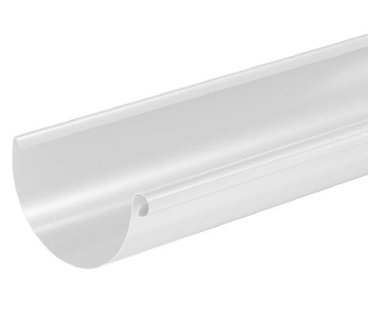 Водосток Aquasistem, система 125x90 - Водосточный желоб 3.00м RAL 9003 Белый купить в Усть-Куте