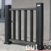 Ограждение из ДПК Outdoor Классик 3D STORM чёрный купить в Усть-Куте