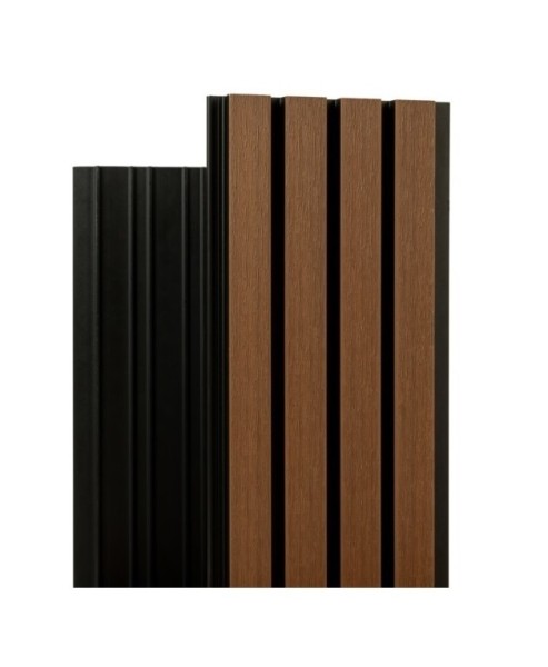 Фасадная реечная панель Ecodecking Скай коэкструзия 200х20х3000 Тик купить в Усть-Куте