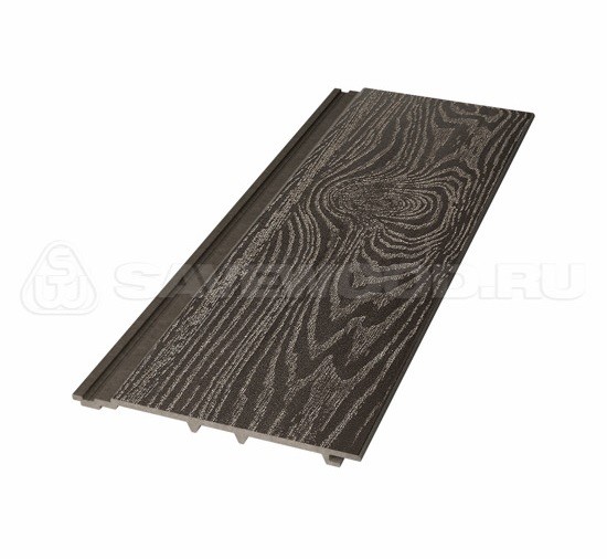 Сайдинг из дпк savewood sw-cedrus тангенциальный распил темно-коричневый купить в Усть-Куте