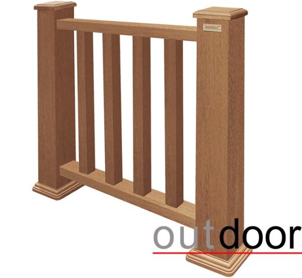 Ограждение из ДПК Outdoor Классик 3D STORM дуб купить в Усть-Куте