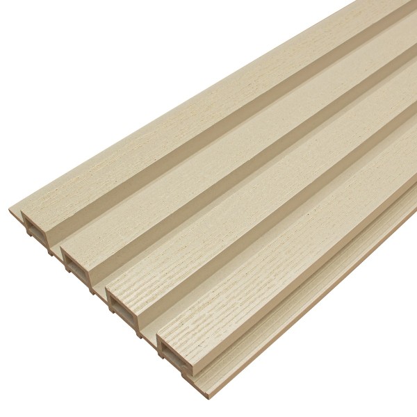 Фасадная доска из ДПК Faynag Wood Рейка Слоновая кость купить в Усть-Куте