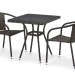 Комплект плетеной мебели AFINA из иск. ротанга T282BNT/Y137C-W53 Brown 2Pcs купить в Усть-Куте