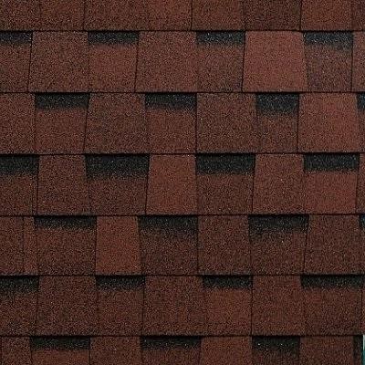 Двухслойная ламинированная черепица Shinglas, серия Фазенда – Красный купить в Усть-Куте