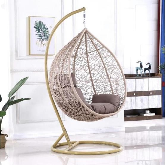 Кресло Подвесное из искусственного ротанга AFM-169A-XLB Beige купить в Усть-Куте
