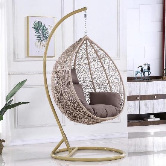 Кресло Подвесное из искусственного ротанга AFM-169A-LB Beige купить в Усть-Куте