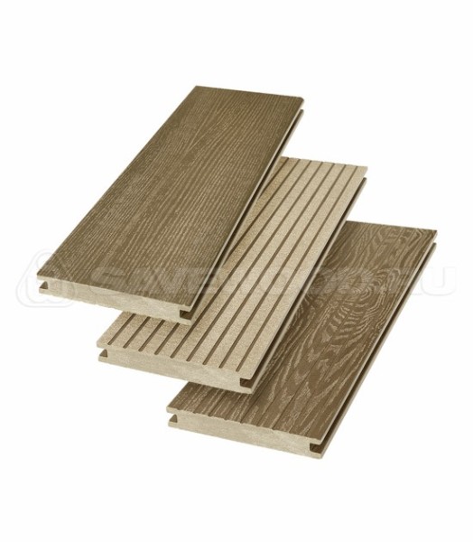 Террасная доска SW Fraxinus (R) полнотелая «SaveWood» Тик купить в Усть-Куте