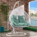 Кресло Подвесное из искусственного ротанга AFM-109A White/Green купить в Усть-Куте