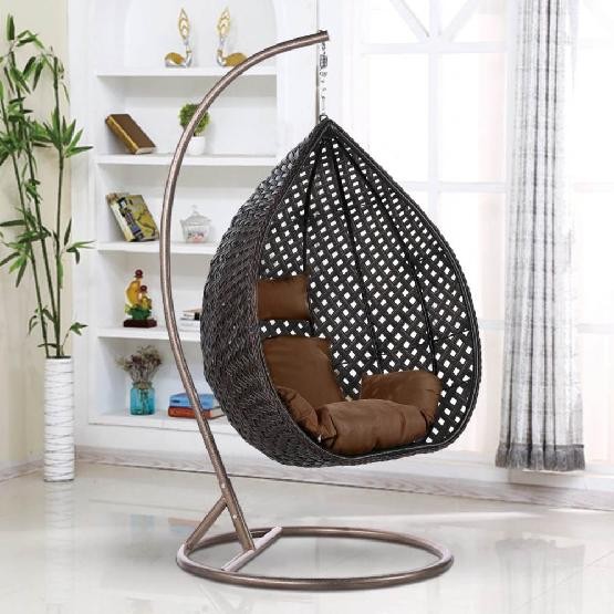 Кресло Подвесное из искусственного ротанга AFM-250B-L Brown купить в Усть-Куте