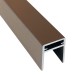 П-профиль Алюминиевый EasyDecking 35x25 Венге купить в Усть-Куте